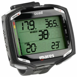 CRESSI Ordinateur QUAD MARES -La Palanquee Soldes Magasin 414134 quad bk