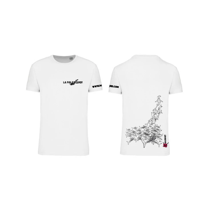 T-Shirt Palanquee.com By KANUMERA Attaque Des Requins Blanc 3 T-Shirt Palanquee.com By KANUMERA Attaque Des Requins Blanc