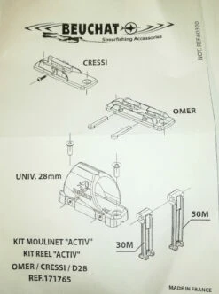 Kit Moulinet ACTIV BEUCHAT -La Palanquee Soldes Magasin kit moulinet activ.02