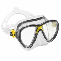 Masque BIG EYES EVOLUTION CRESSI -La Palanquee Soldes Magasin masque big eyes evo jaune 1