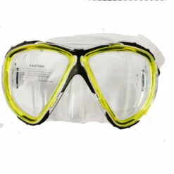 Masque PAPEETE AQUATYS Avec Correction -La Palanquee Soldes Magasin masque papeete jaune 1