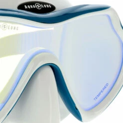 Masque MISTIQUE DS AQUALUNG Blanc Pétrole -La Palanquee Soldes Magasin mistic blanc petrole 1