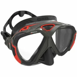 Masque X-WIRE MARES -La Palanquee Soldes Magasin noir rouge 2