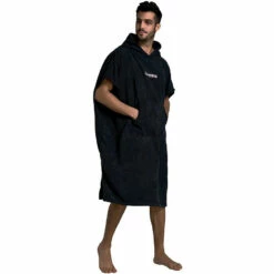 Poncho CRESSI Noir 8 Poncho CRESSI Noir -La Palanquee Soldes Magasin pochon noir 1