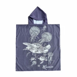 Poncho KANUMERA 8 Poncho KANUMERA -La Palanquee Soldes Magasin poncho prune 1