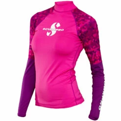 Lycra RASH GUARD FLAMINGO SCUBAPRO UPF 50 Manches Longues Dame