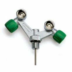 Robinet TAG NITROX/O2 AQUALUNG 2 Sorties M26 232 Bars
