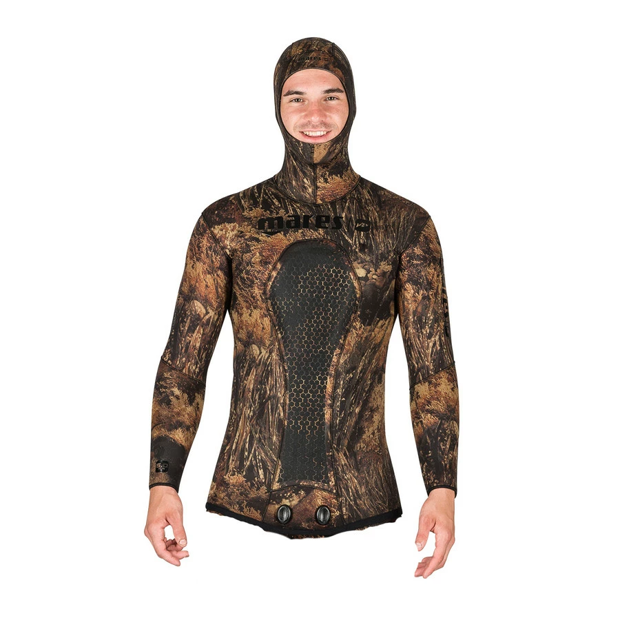 BEUCHAT Veste SQUADRA ILLUSION MARRON MARES 5mm 3 BEUCHAT Veste SQUADRA ILLUSION MARRON MARES 5mm