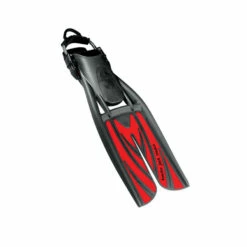 Palmes TWIN JET MAX + Ressort SCUBAPRO -La Palanquee Soldes Magasin twin jet rougebleu 1